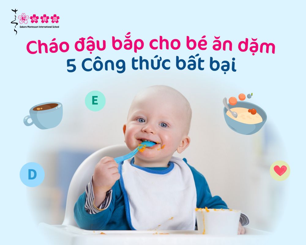 5 công thức nấu cháo đậu bắp cho bé ăn dặm tăng cân, mau lớn