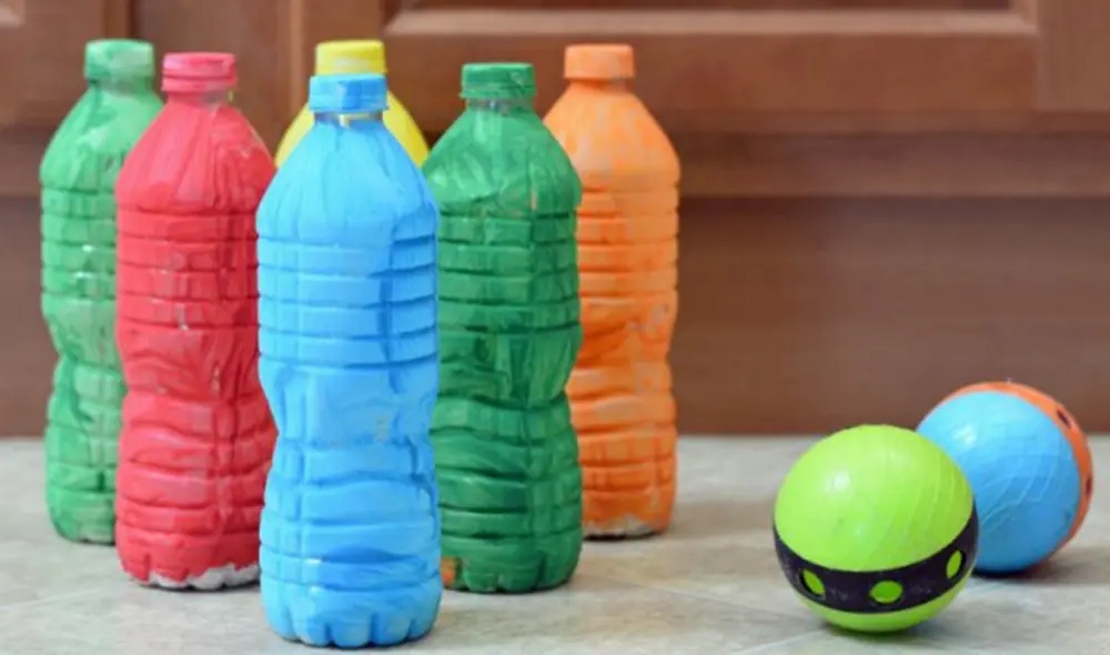 Hướng dẫn làm bowling từ chai nhựa