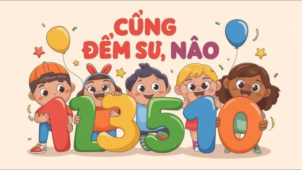 Dạy số cho bé 4 tuổi qua bài hát giúp bé thích thú và dễ học hơn