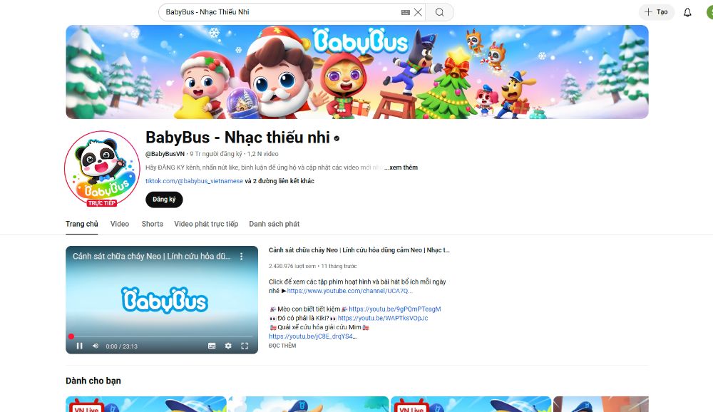 BabyBus - Nhạc Thiếu Nhi