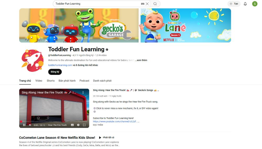 Toddler Fun Learning