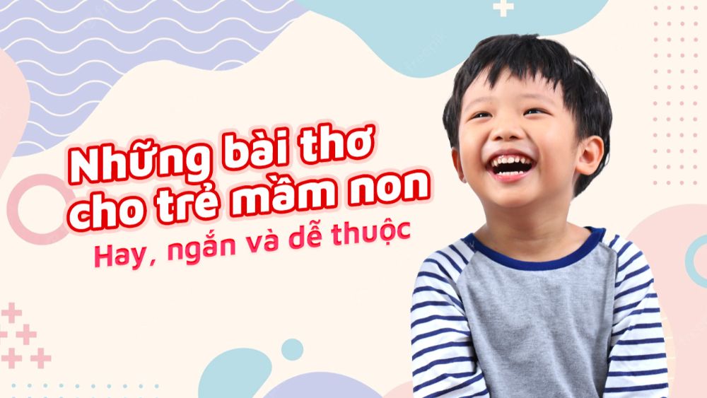 thơ cho bé 2 tuổi