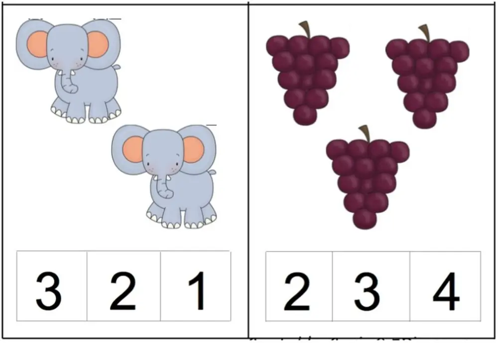 Nhận biết số cho trẻ 3 tuổi là dạng bài toán tư duy thú vị cho trẻ 3 tuổi