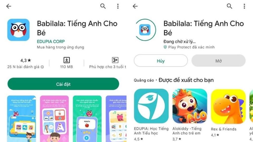 Học tiếng Anh qua bài hát và hoạt hình trên Babilala