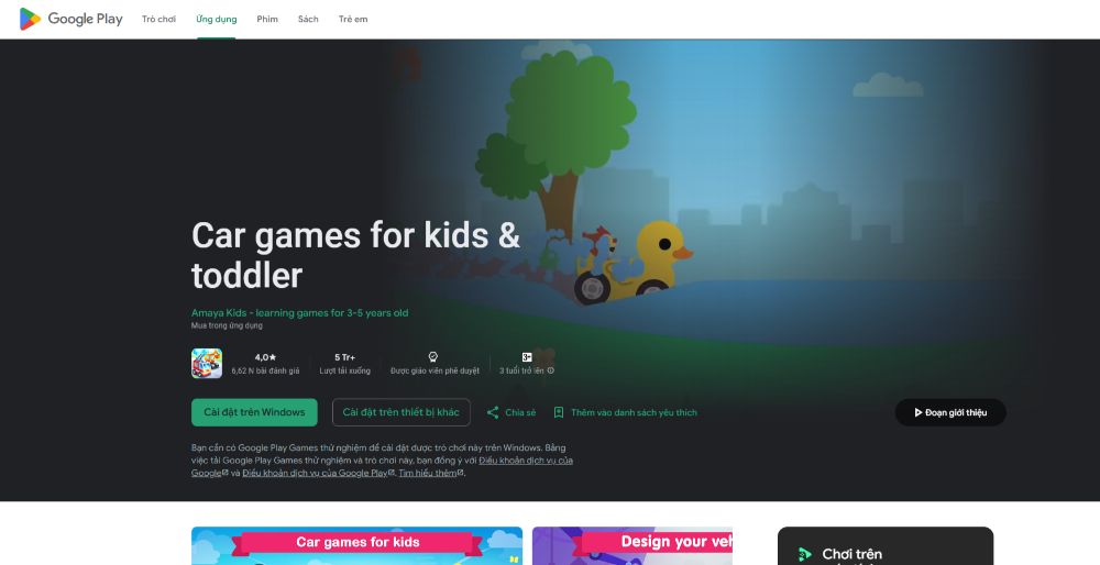 Car games for kids & toddler