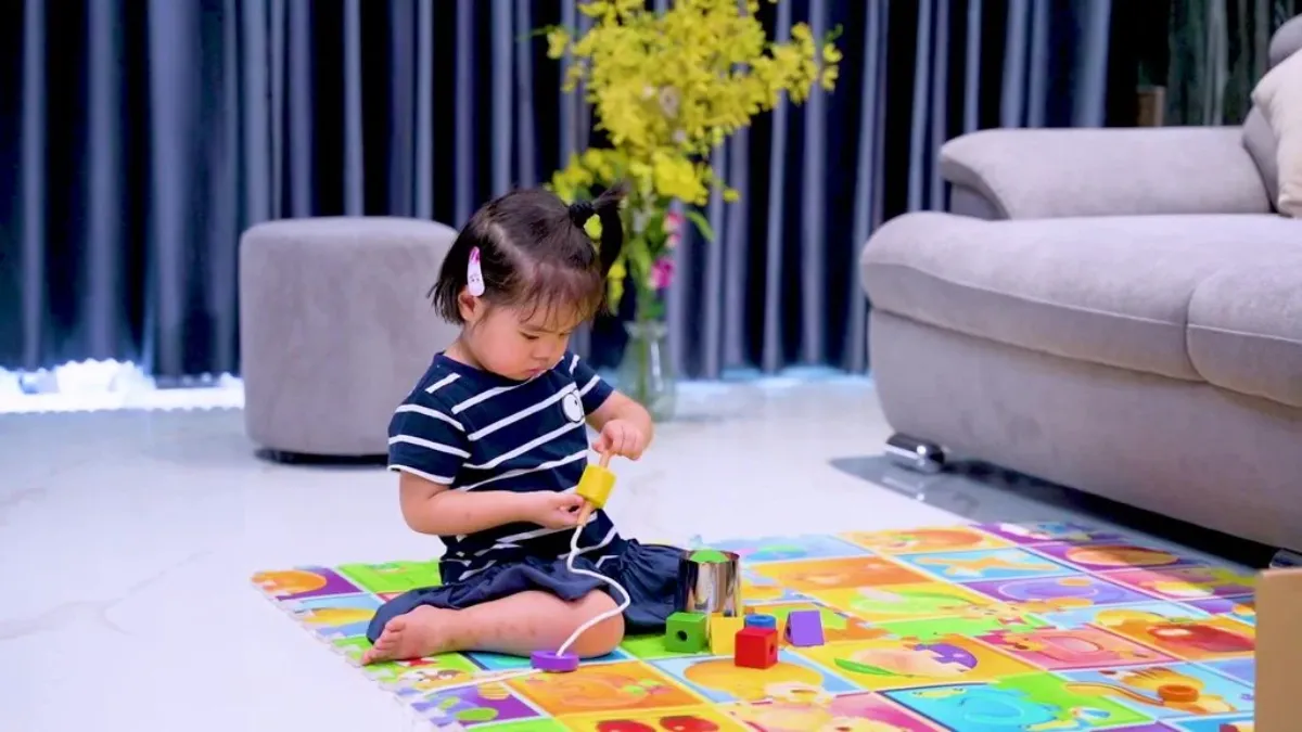 Xâu hạt gỗ lớn