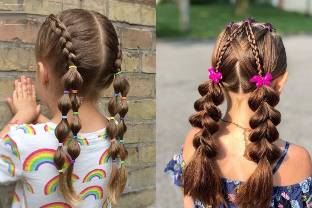 Tóc tết hai bên truyền thống