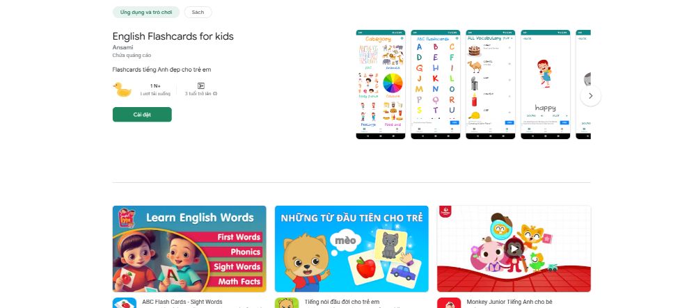 English Flashcards for Kids
