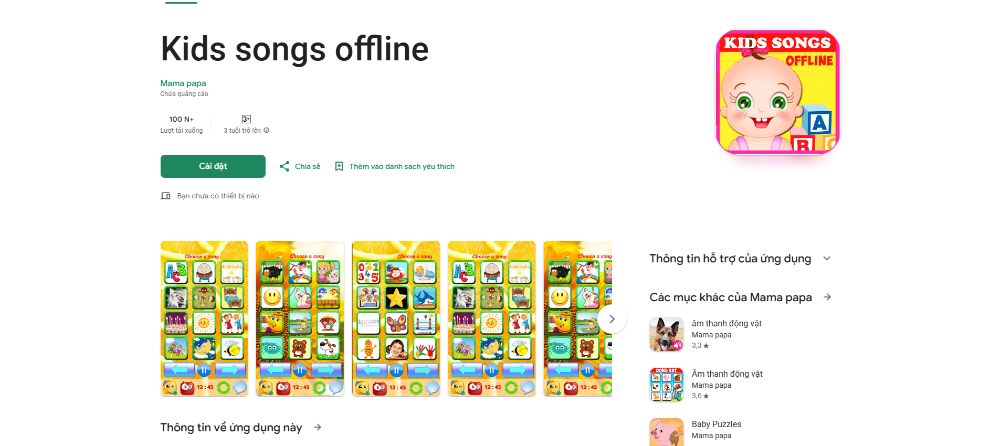 English Kids Songs - Offline