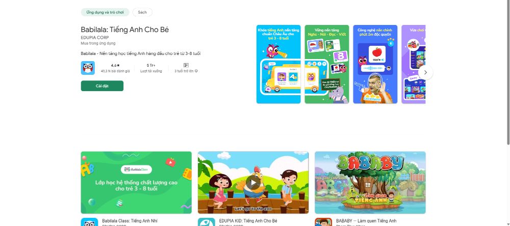 Babilala: Tiếng Anh online