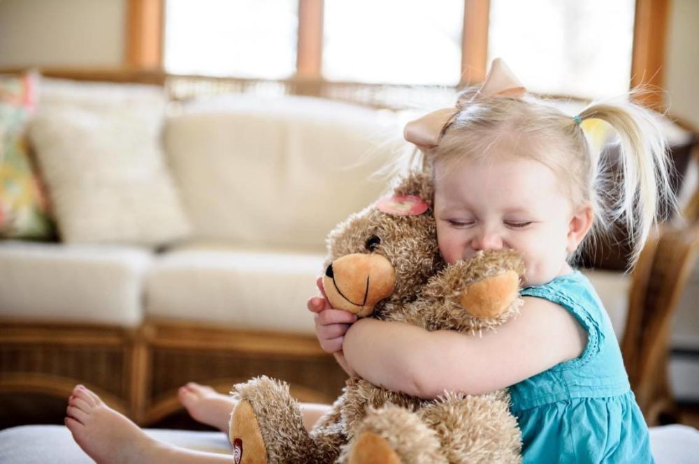 Gấu bông hoặc thú nhồi bông mềm mại