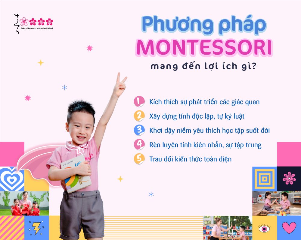 Phương pháp Montessori mang đến lợi ích gì?