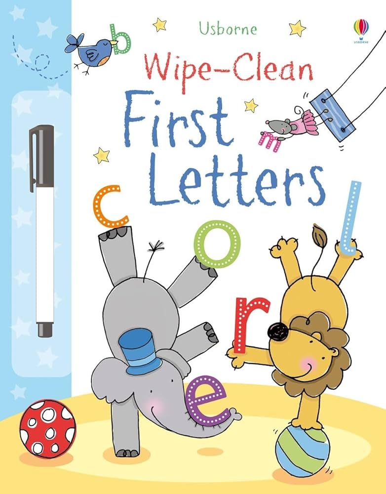 Usborne Wipe-Clean: First Numbers / First Letters
