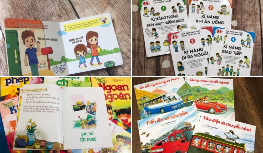 Bộ sách về kỹ năng sống – Lễ giáo và sinh hoạt tự lập (Ảnh: sưu tầm internet)