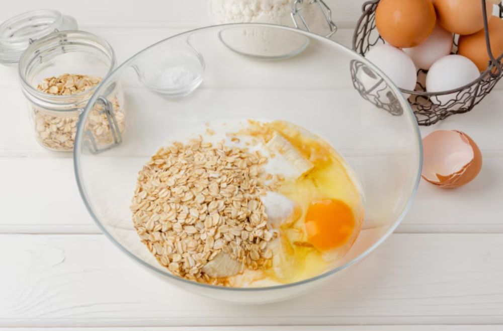 Cháo trứng yến mạch