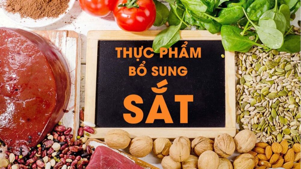 thực đơn giàu sắt chi tiết cho bé 6 tháng