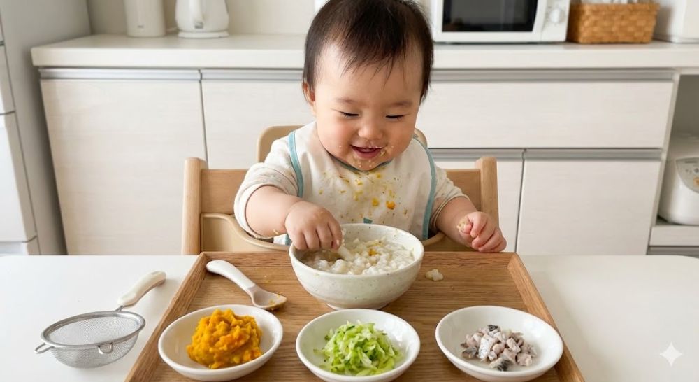 Mẹo giúp bé 7 tháng ăn hết khẩu phần