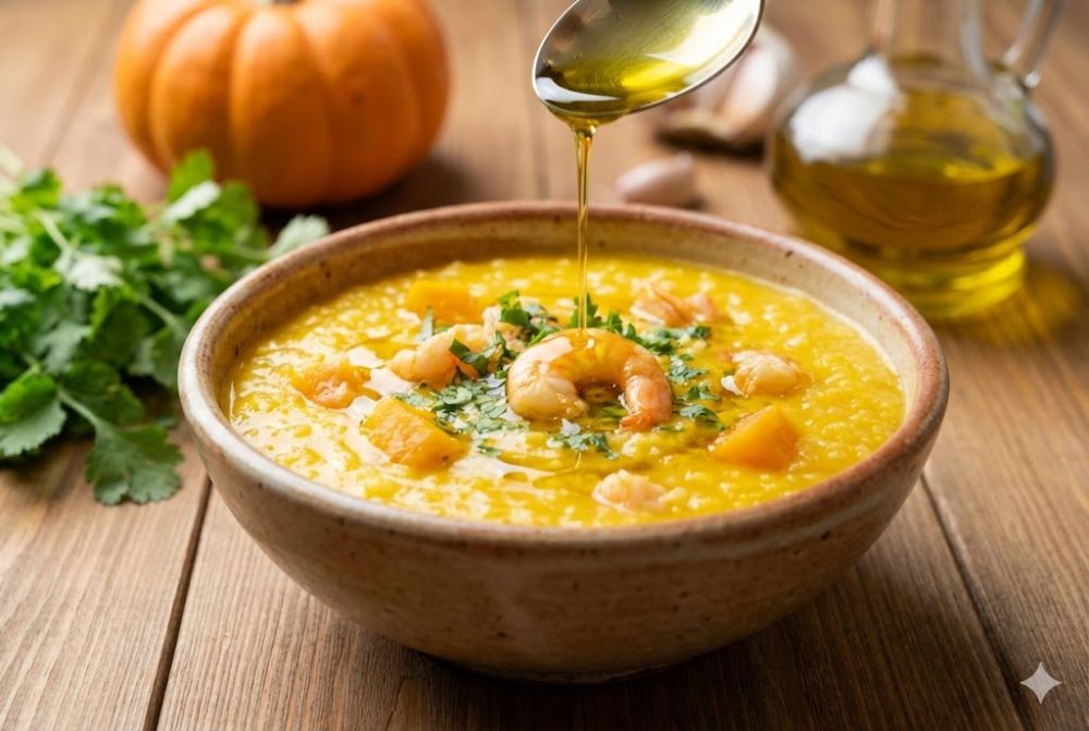 Dầu ăn và rau thơm là gia vị an toàn, giúp bát cháo bé 7 tháng thơm ngon mà không hại thận.