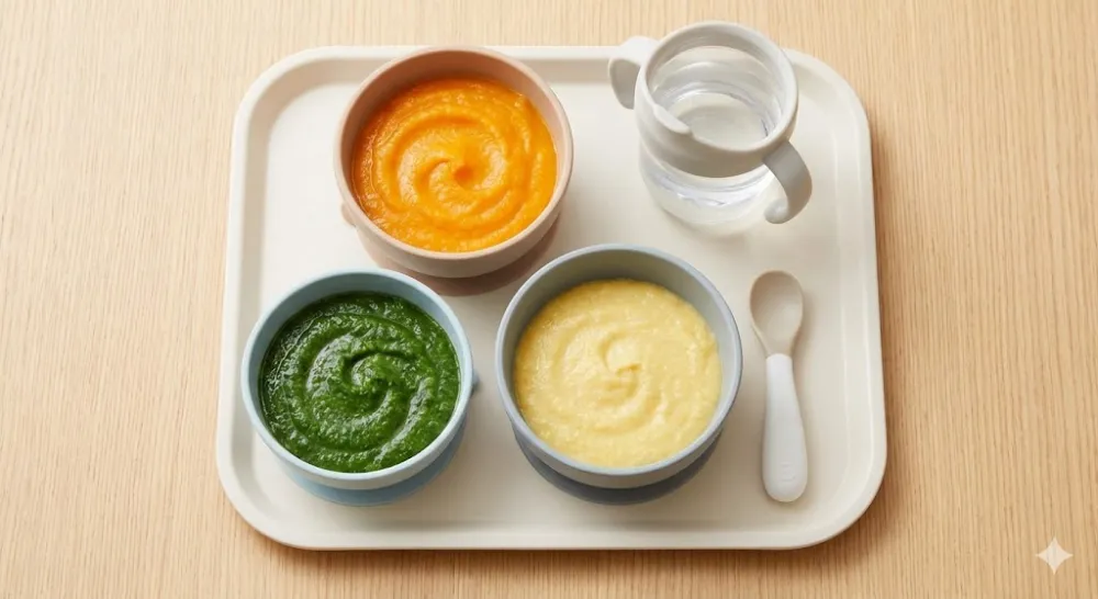 Thực đơn đa dạng màu sắc và đủ chất béo là chìa khóa giúp bé tăng cân, không cần phụ thuộc vào kê gà.