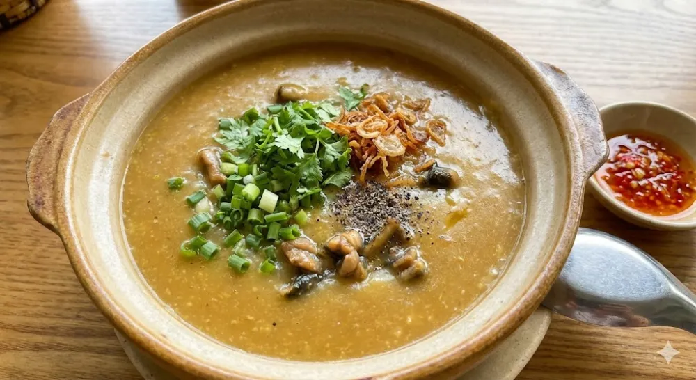 Cháo lươn giàu dinh dưỡng nhưng cần được nấu chín hoàn toàn để loại bỏ ký sinh trùng.