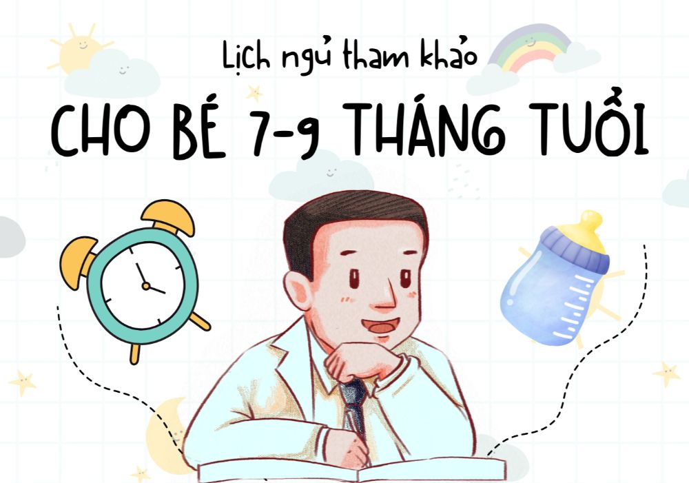 xây dựng lịch trình ngủ cho trẻ 7-8 tháng