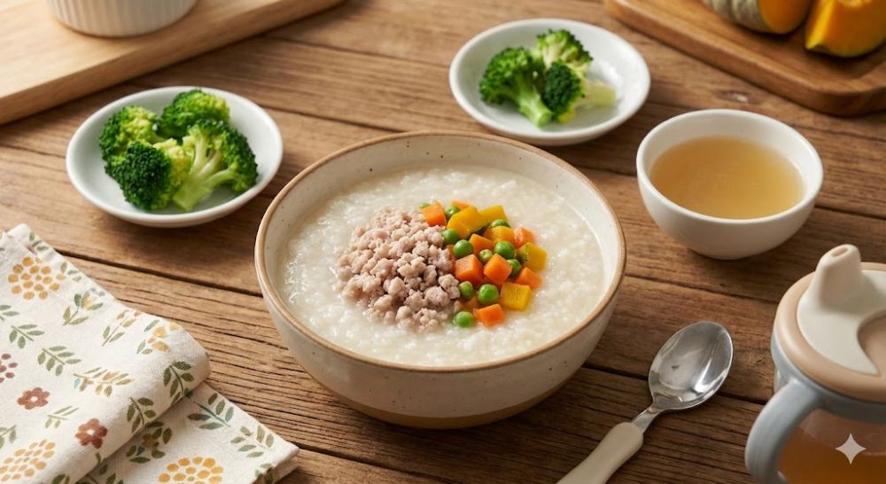 Gạo tẻ, yến mạch và rau củ quả là những lựa chọn thay thế tuyệt vời, giúp bé no lâu mà không lo đầy bụng.