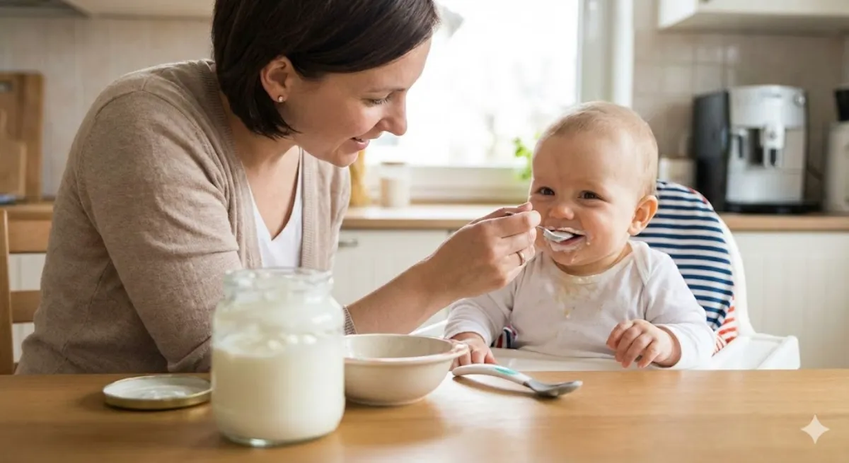 Chọn khung giờ cố định giúp mẹ dễ dàng theo dõi phản ứng tiêu hóa của con.