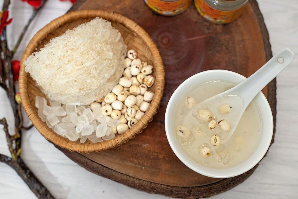 Yến chưng đường phèn Hạt Sen