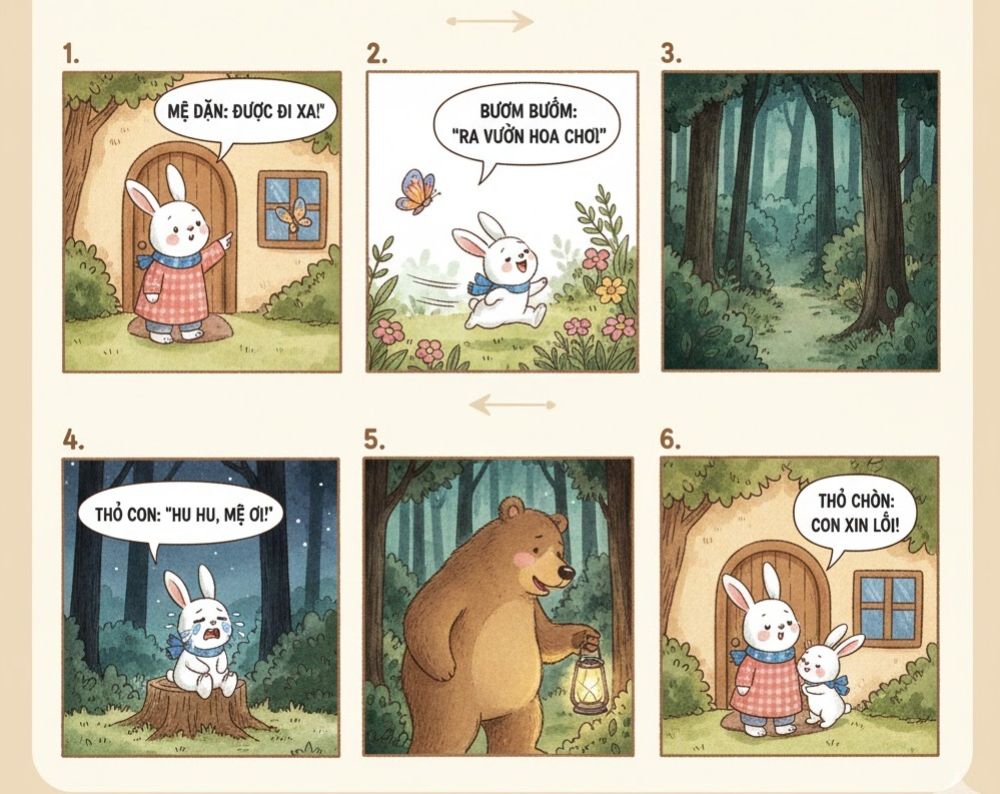 Thỏ Con Không Vâng Lời