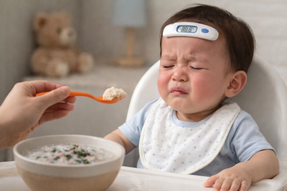 Mẹo dỗ bé ăn ngoan, không nôn trớ