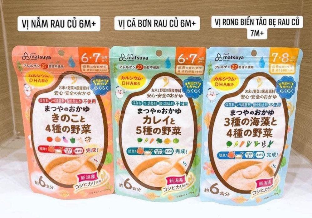 Cháo bột ăn dặm Matsuya