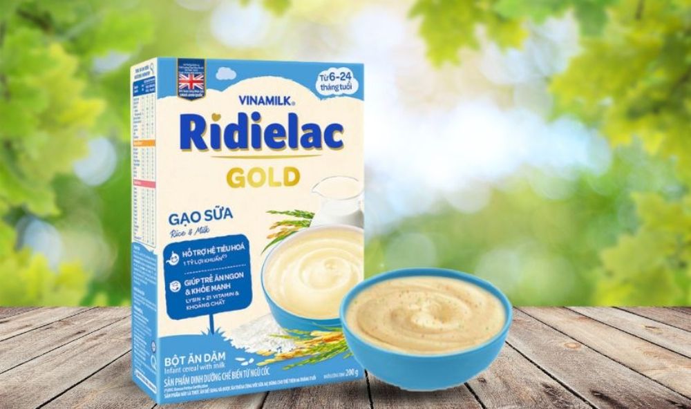 Bột ăn dặm Ridielac Gold 