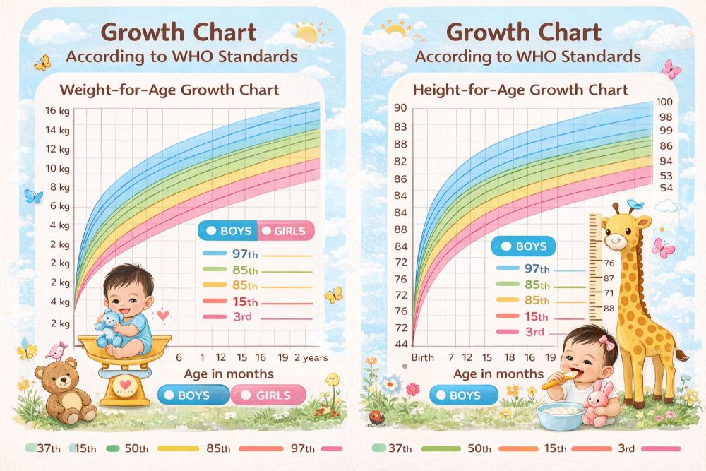 Hãy dùng biểu đồ chuẩn WHO làm thước đo phát triển thay vì áp lực con phải uống cạn bình sữa.