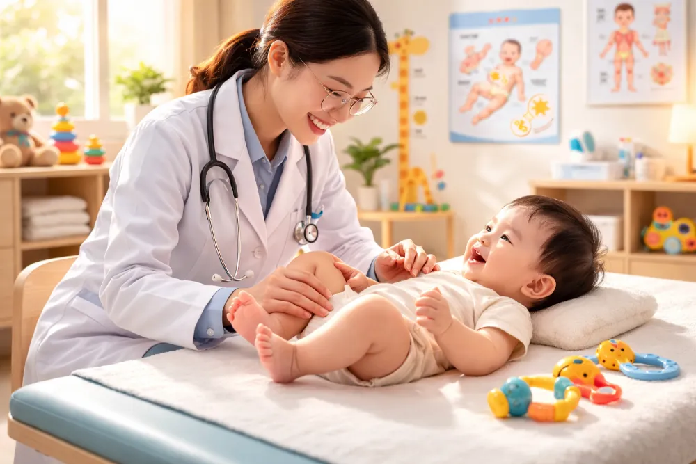 Thăm khám kịp thời giúp ba mẹ giải tỏa lo âu và có hướng can thiệp đúng đắn cho sự phát triển của bé.