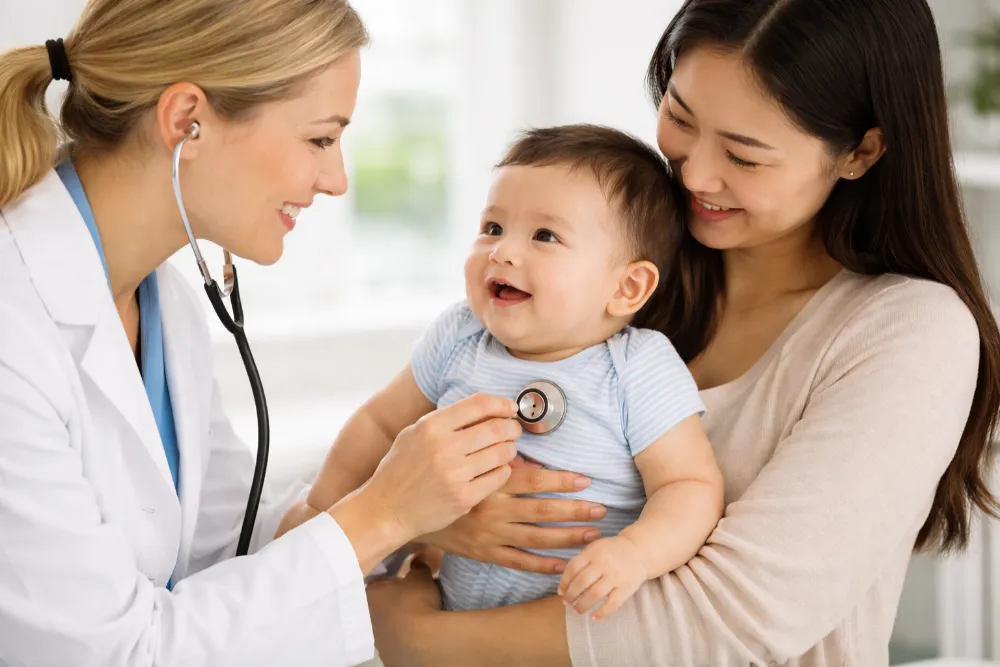 Đừng chần chừ đưa trẻ đi khám chuyên khoa Nhi ngay lập tức nếu con xuất hiện các dấu hiệu mất nước hoặc sụt cân báo động.