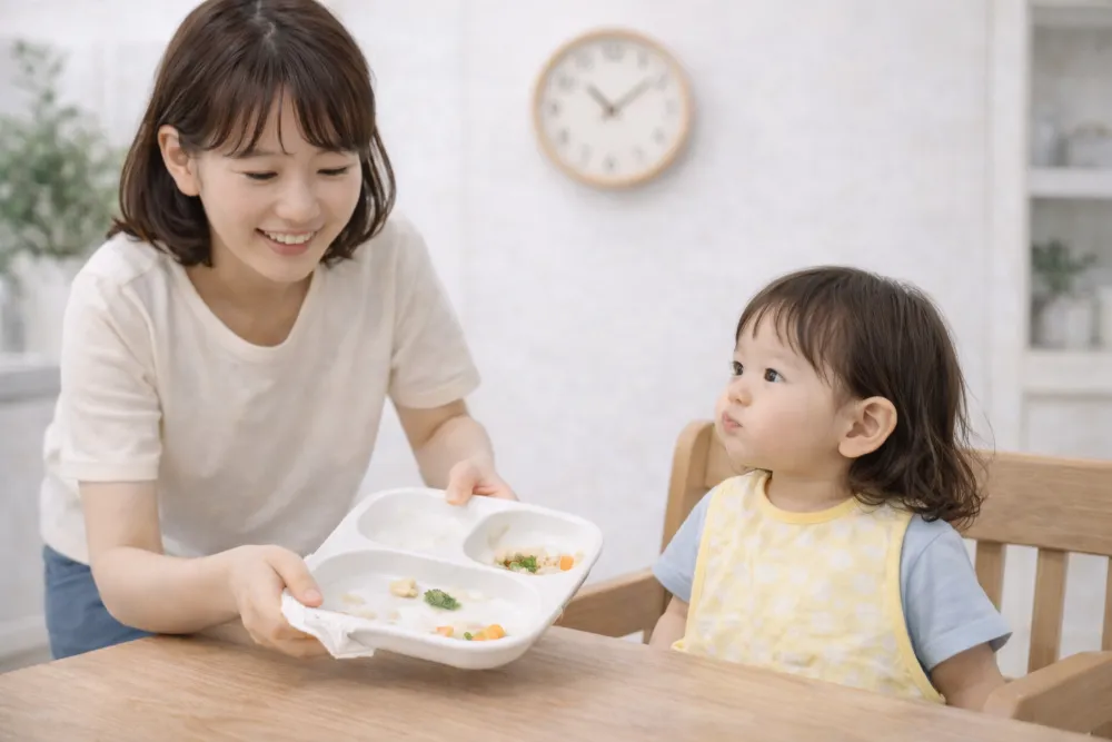 Áp dụng quy tắc 30 phút giúp trẻ rèn luyện tính kỷ luật và hiểu được cảm giác đói.