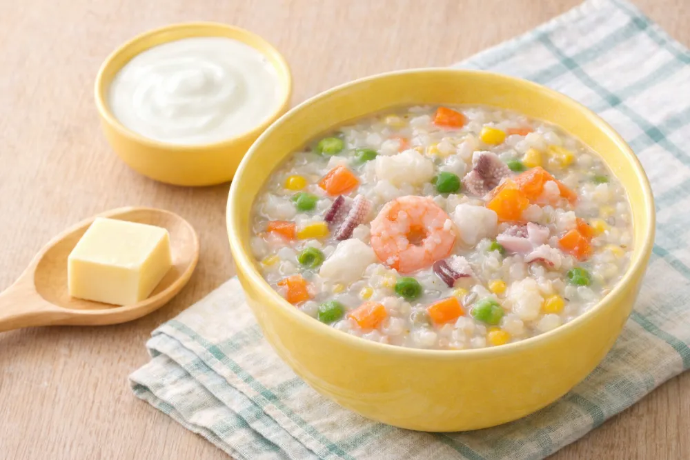 Chế độ ăn dặm đa dạng chính là "mỏ canxi" tự nhiên tốt nhất giúp trẻ lớn khôn mỗi ngày