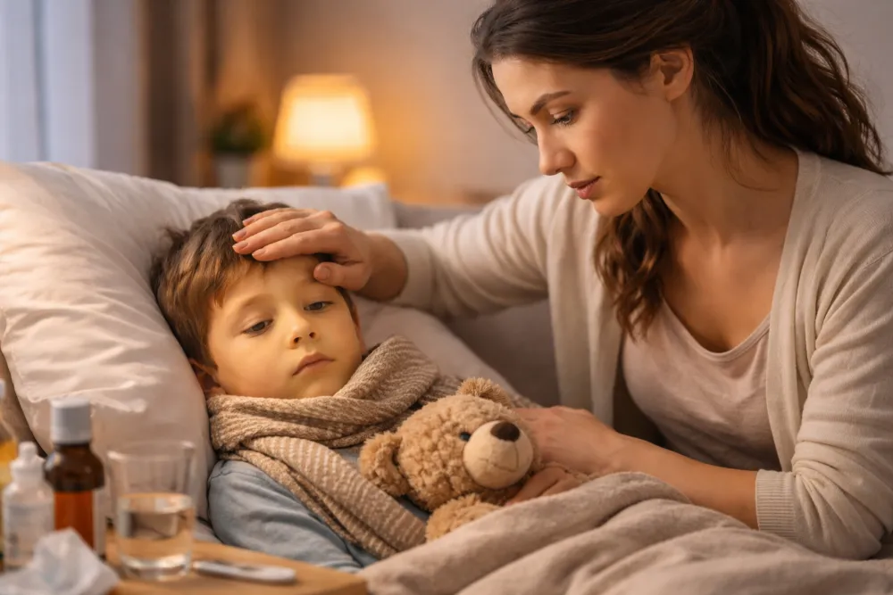 Da dẻ nhợt nhạt, lòng bàn tay trắng bệch, trẻ hay mệt mỏi là dấu hiệu điển hình cảnh báo mẹ cần bổ sung sắt.