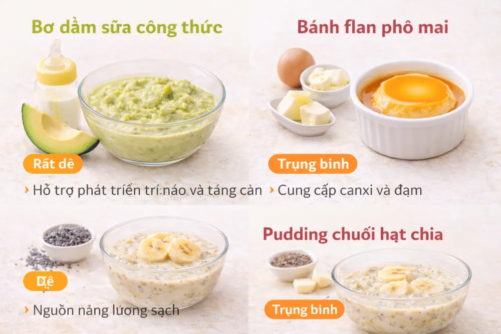 Bữa phụ giàu chất xơ giúp bé 9 tháng bụng khỏe, hết lo táo bón