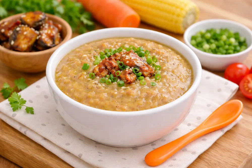 Cháo lươn là món ăn dặm giàu dinh dưỡng nếu được chế biến đúng cách.