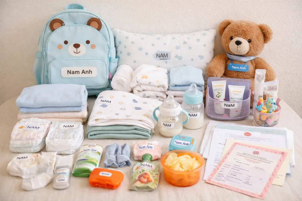 Trẻ 9 tháng đi học cần chuẩn bị những gì