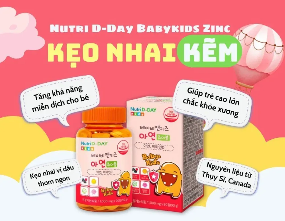 Kẽm Nutri D-Day Hàn Quốc
