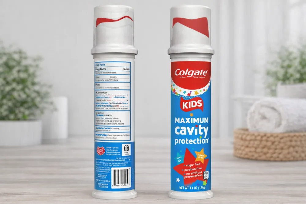 Colgate Kids giúp bé loại bỏ mảng bám nhẹ nhàng, hơi thở thơm mát.