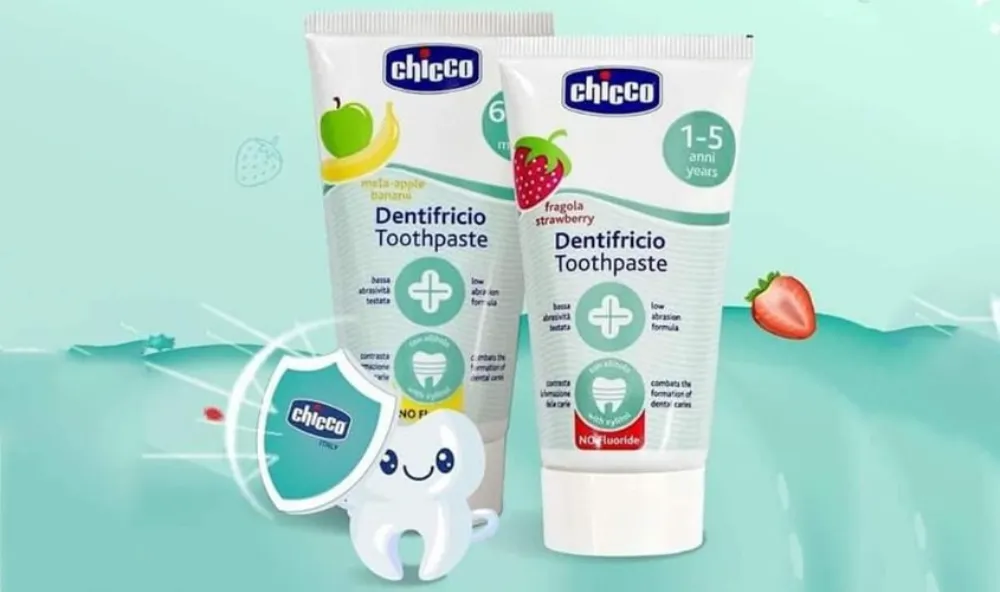 Chicco hương chuối táo cực kỳ phù hợp cho các bé từ 6 tháng tuổi.