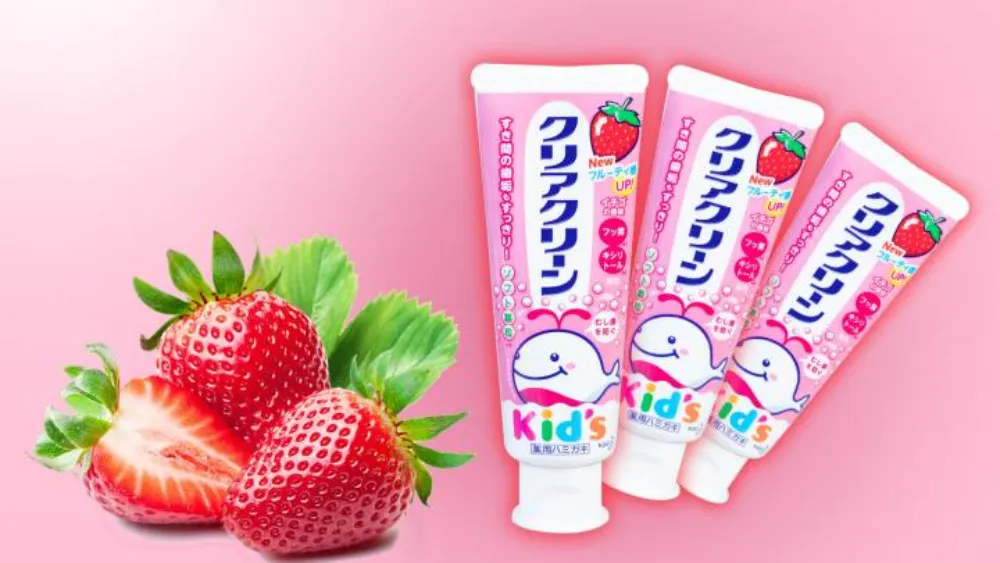 KAO Nhật Bản nổi bật với tính năng bổ sung canxi bảo vệ nướu và răng.