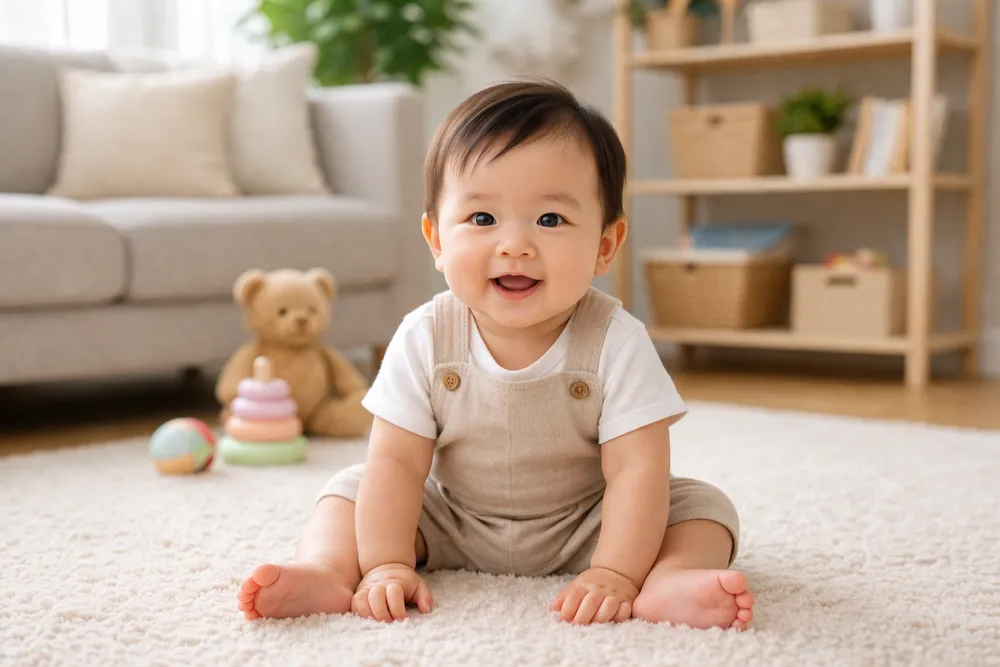 Mỗi em bé 10 tháng tuổi đều có nhịp độ phát triển mang bản sắc riêng của mình.