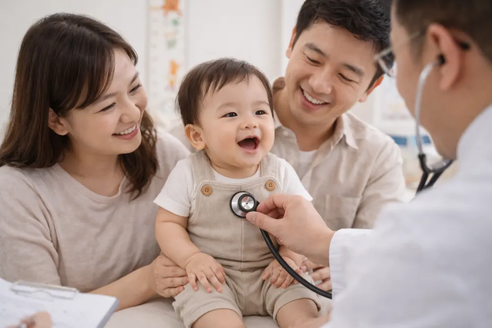 Thăm khám định kỳ hoặc khi có dấu hiệu bất thường giúp đánh giá đúng sự phát triển của trẻ.