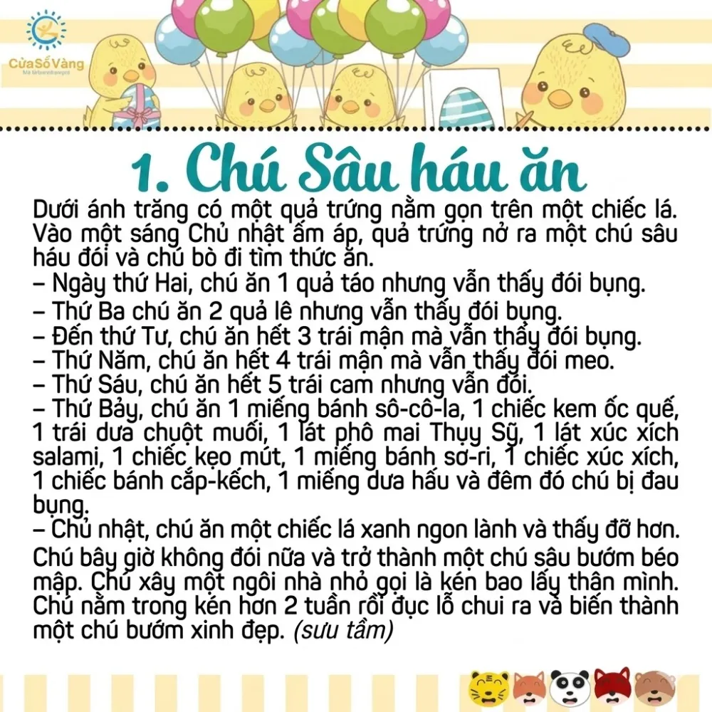 Chú Sâu háu ăn