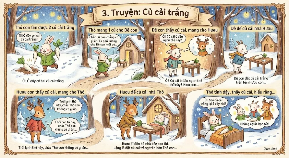 Truyện: Củ cải trắng