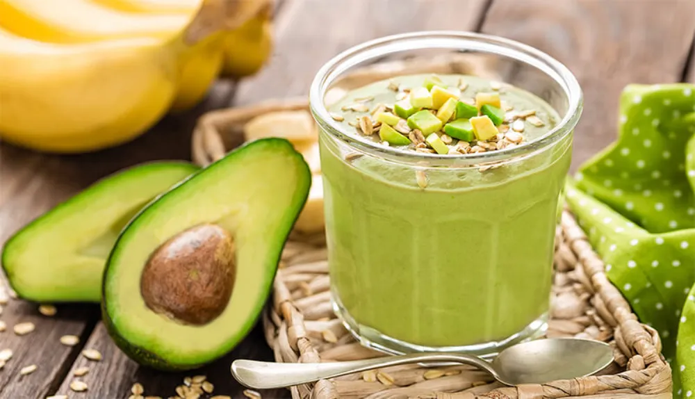 Bơ dằm hoặc chuối nghiền kết hợp sữa chua